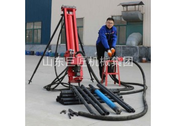 純氣動潛孔鉆機KQZ-100打巖石速度快