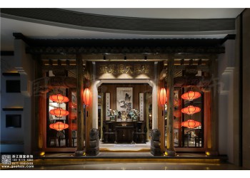 海寧市徽菜館裝修公司-浙江國富裝飾