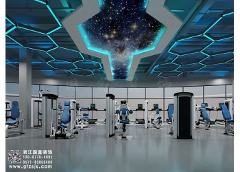 安吉縣健身會所設計公司-浙江國富裝飾