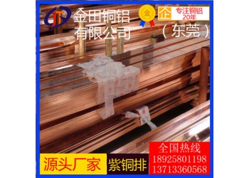 t4紫銅排，t5高品質(zhì)無鉛黃銅排-t8可拉伸紫銅排