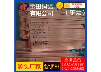 t8紫銅排-優質t2耐沖擊紫銅排，高硬質t6紫銅排