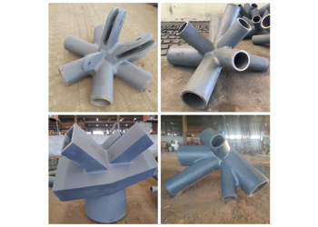 在建筑中鑄鋼節點 鑄鋼件的形狀尺寸大小需要圖紙定制