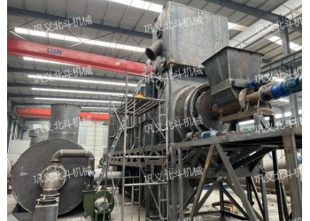 回轉式河道污泥炭化機綠色節能生物質炭化爐